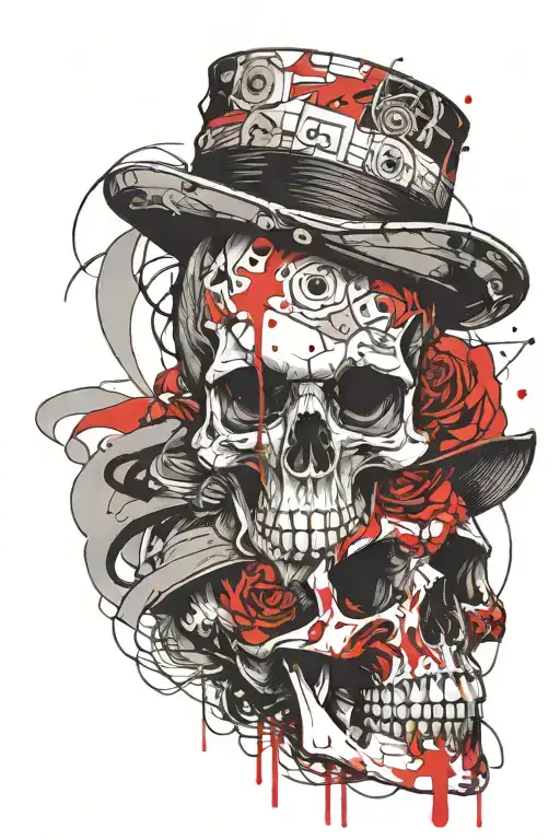 Skull In A Hat
