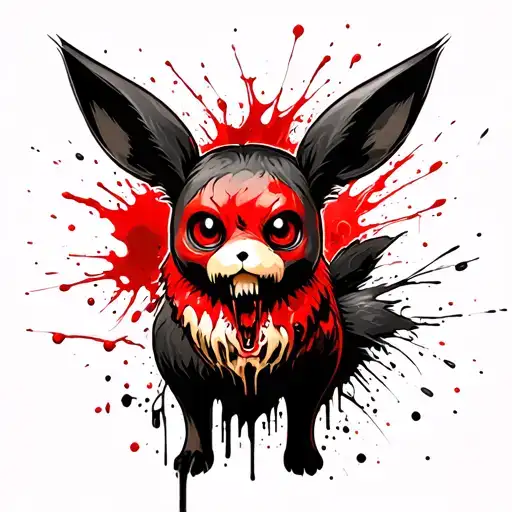 Zombie Eevee Pokemon