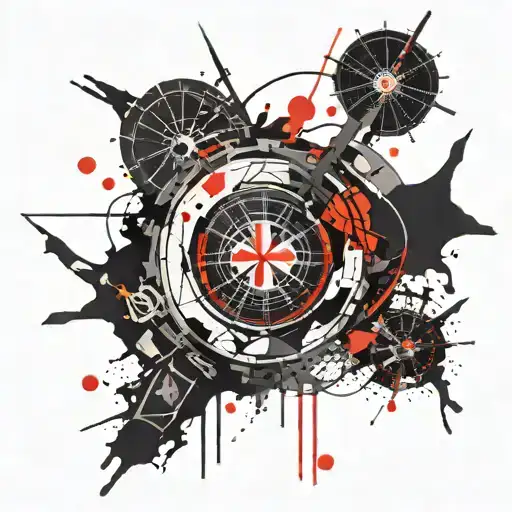 Radiation Symbol And Abstract