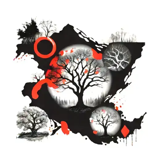 Nature And Family Tree