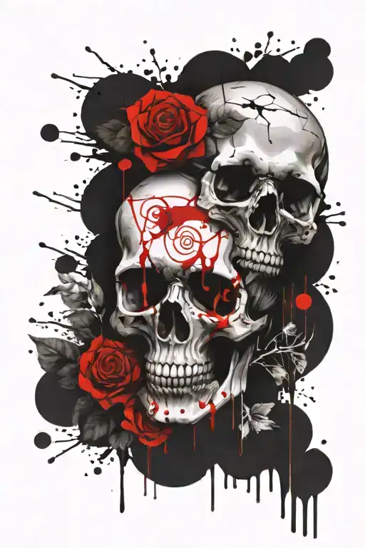 Skull And Roses