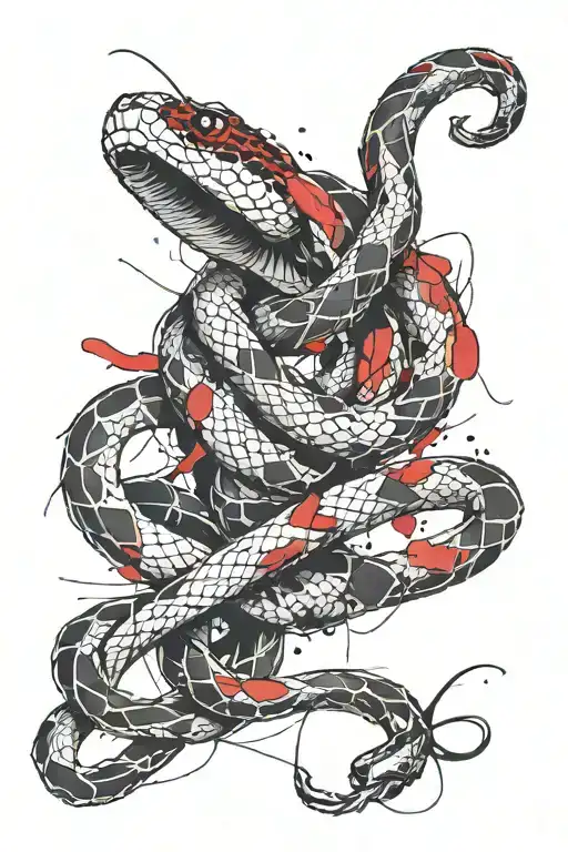 Snake Wrapped