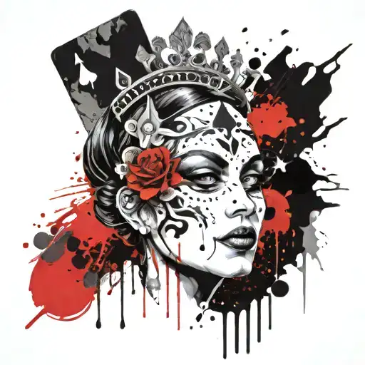 Queen Of Spades Goth Style