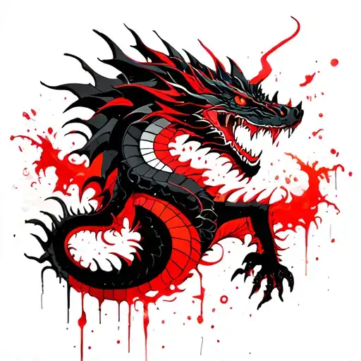 High Dragon On A Cloud