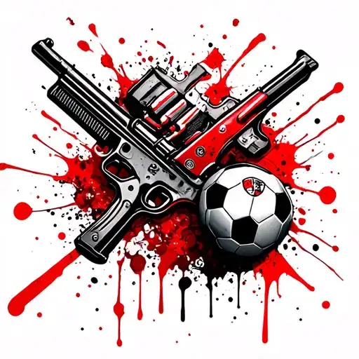 Weapon And Football