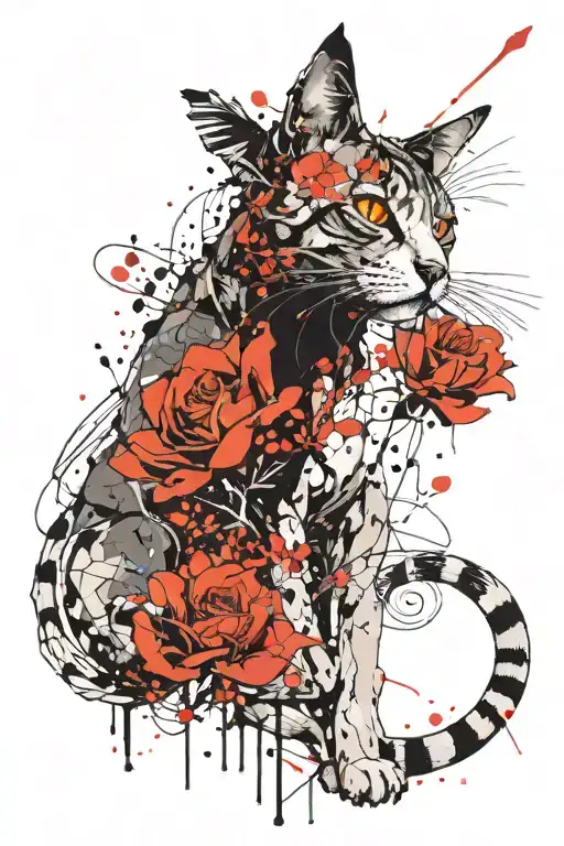 Dead Cat Flowers Sprout Coming