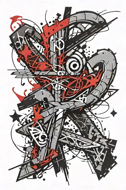 Graffiti Alaska Fourteenth Geomatric Lettering 14