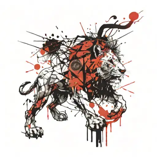 Recovering Addict With Lion