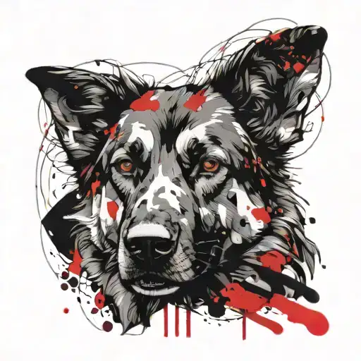 Chinese German Shepherd Dog