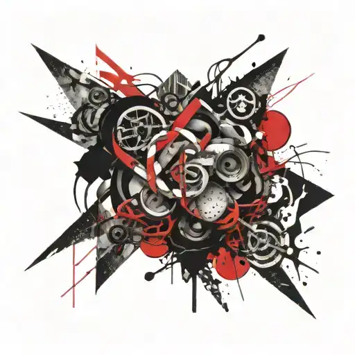 Taff 34 Intertwined With A Symbol