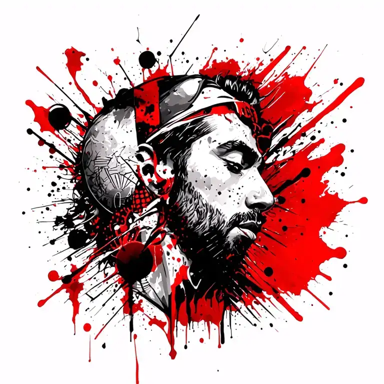 On A Shoulder Blade Male