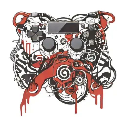 Jet Libra Gaming Controller Intertwined