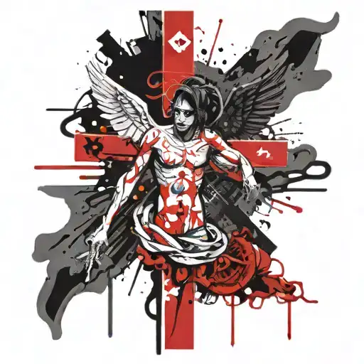 Gangsta Cross With Angel