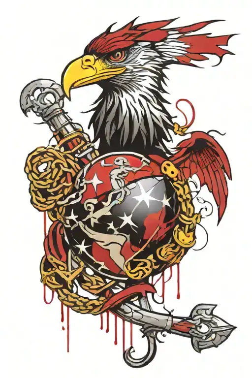 Marine Corps Eagle Globe And Anchor