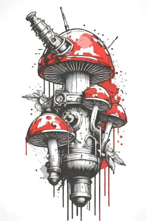 Mushroom Grenade Mixed Together