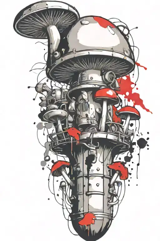 Mushroom Grenade Mixed Together