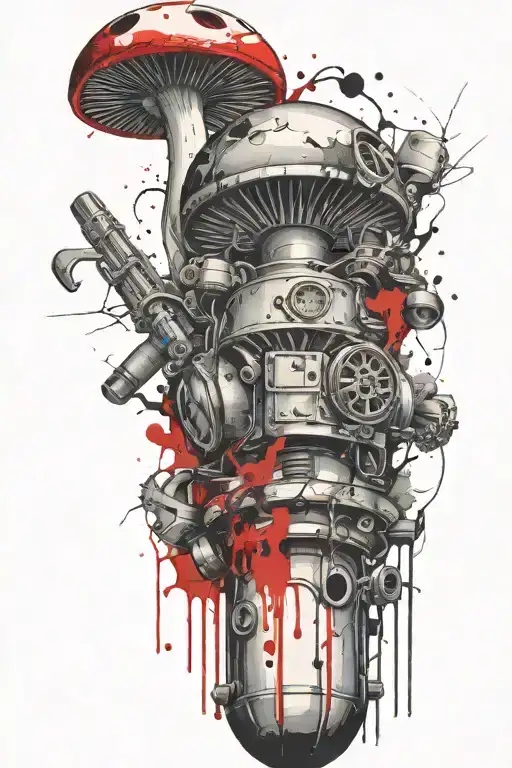 Mushroom Grenade Mixed Together