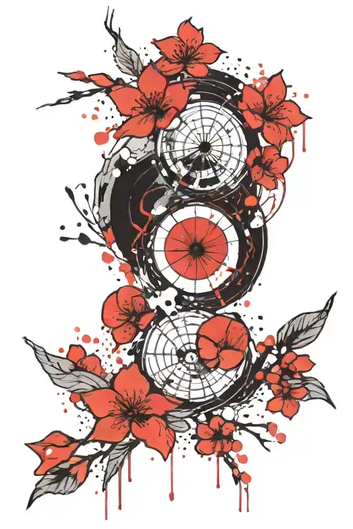 Sun And Moon Cherry Blossom