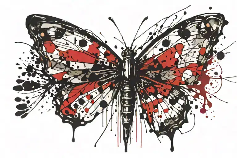 Butterfly With Pretty Eyes On The Wings