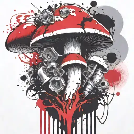 Monster Mushroom Grenade Mixed Together