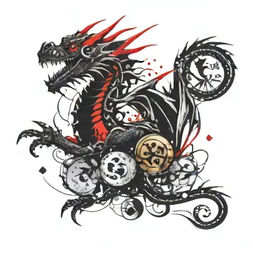 Dragon And Coins