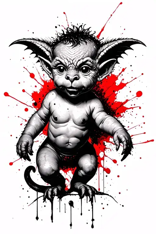 Baphet Cute Baby Gargoyle