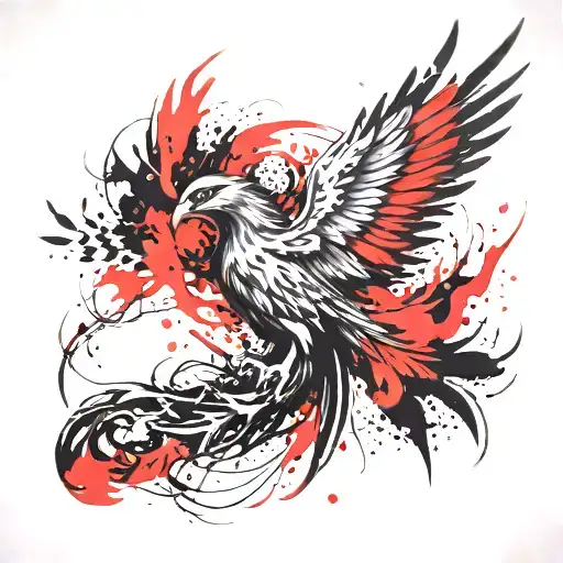 Phoenix Rising From The Ashes