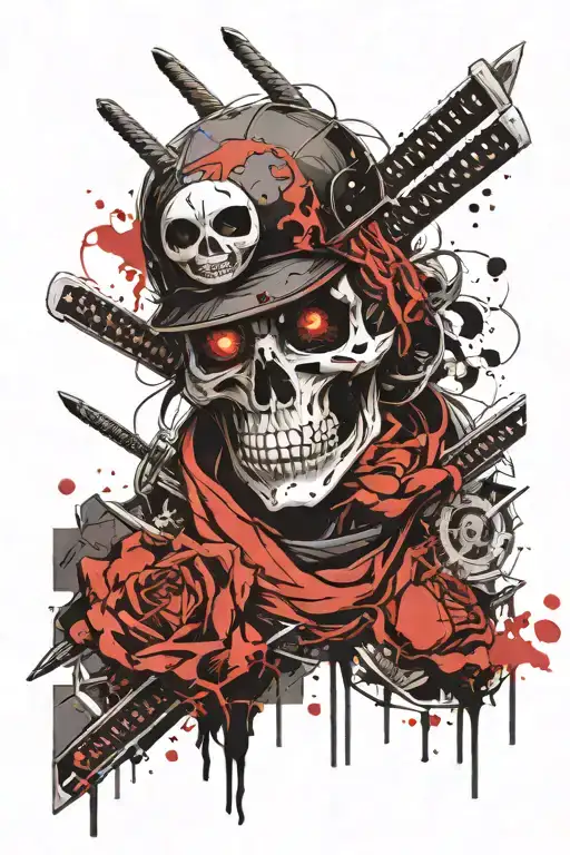Skull And Samurai