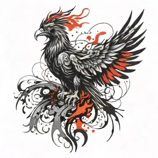 Phoenix Rising From The Ashes