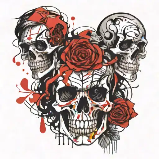 Gangster Style Skeleton