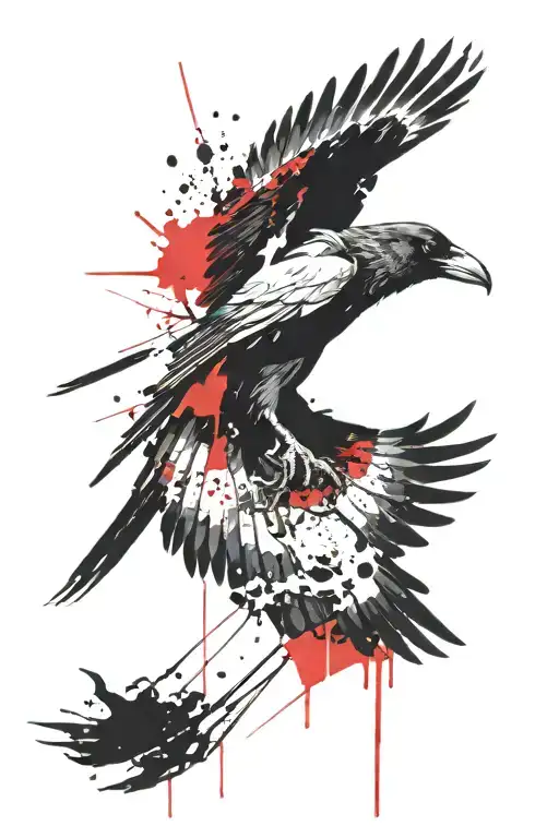 Abstract Crow