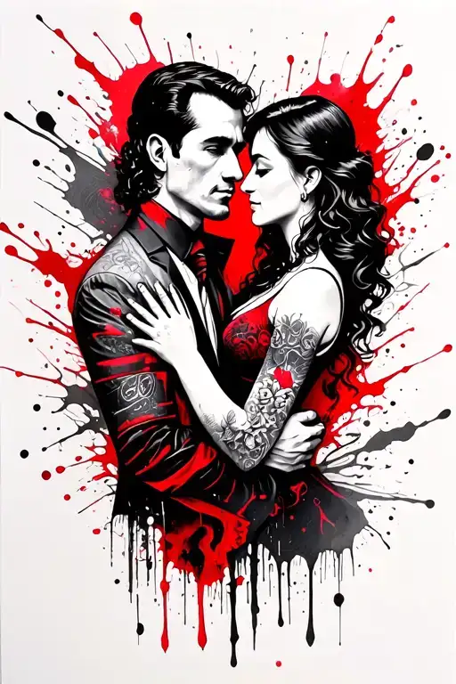 Couple Tattoos With Dad