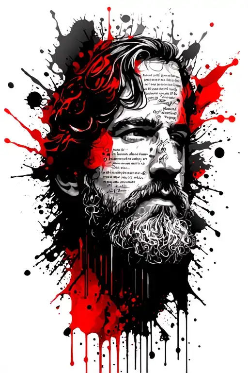 Bible Scripture Of Zechariah Black And Red