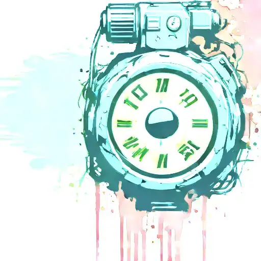 Mushroom Grenade Wired Explosive Device Or Bomb And Timer Running