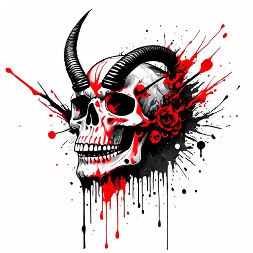 Skull And Capricorn