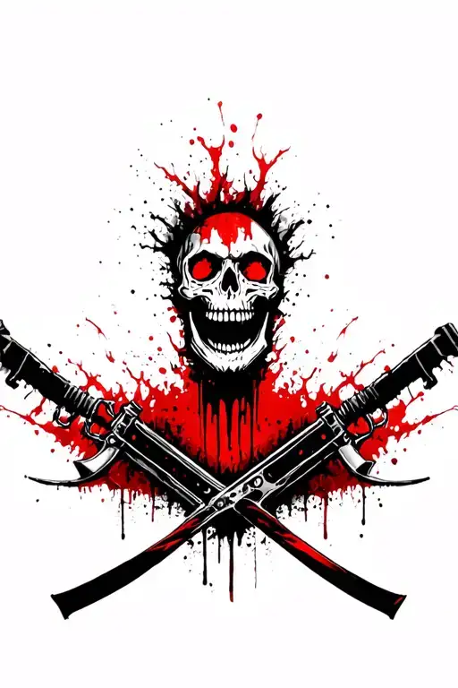 Darkness Death Skulls Weapons Trees Darkness Smile Evil