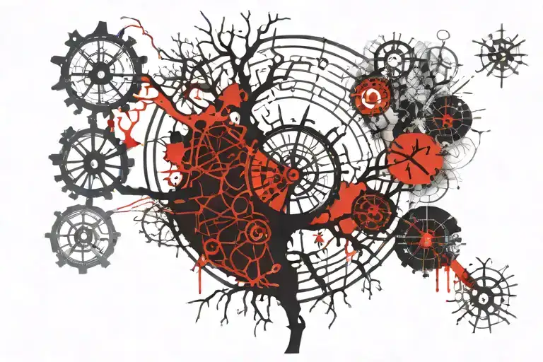 Vegvisir And Circuit Tree Of Life