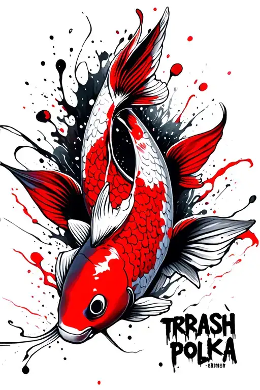 Nabla Sign And Koi Fish