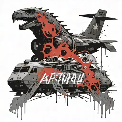 Marine Corps Amtrak With Kraken Emerging From The Depths