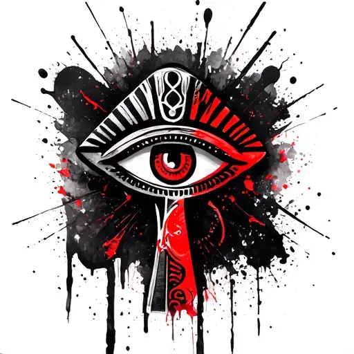 Ankh With Eye Of Horus