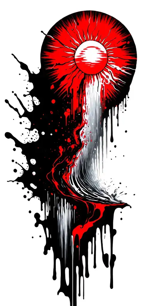 Sun Becomes A Waterfall