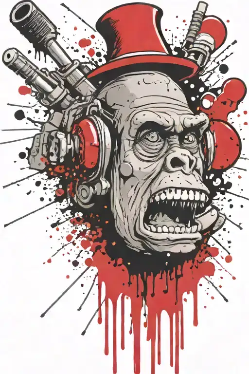 Curious George Boomers Grenade Exploding Inconspicuouslmushrooms