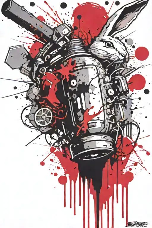 Energizer Bunny Boomers Grenade Exploding Inconspicuouslmushrooms