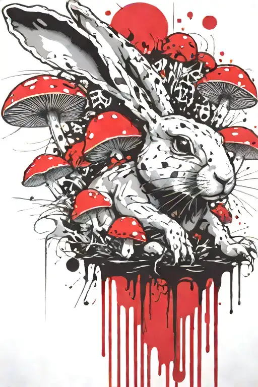 Boomers Mushrooms Energizer Bunny Wearing