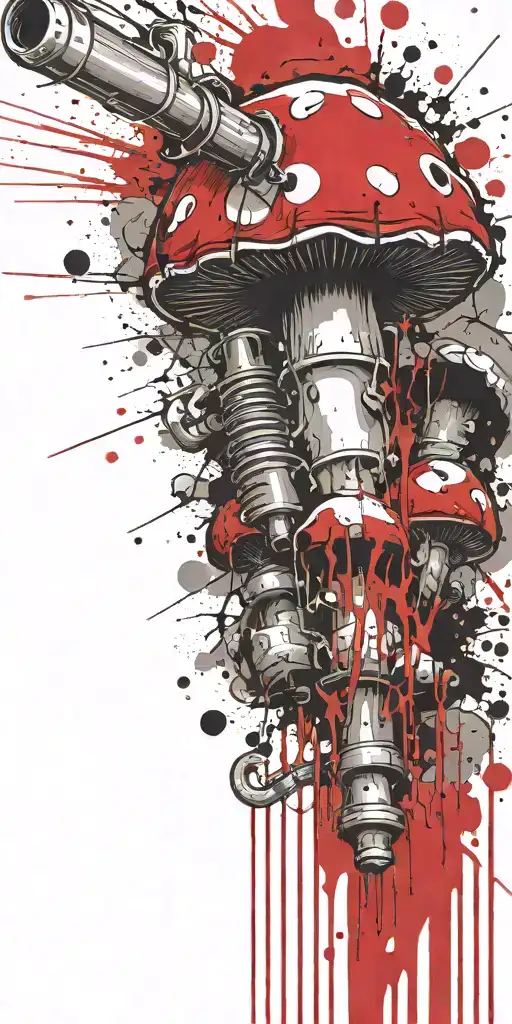 Imconscious Mushroom Grenade Mixed Together