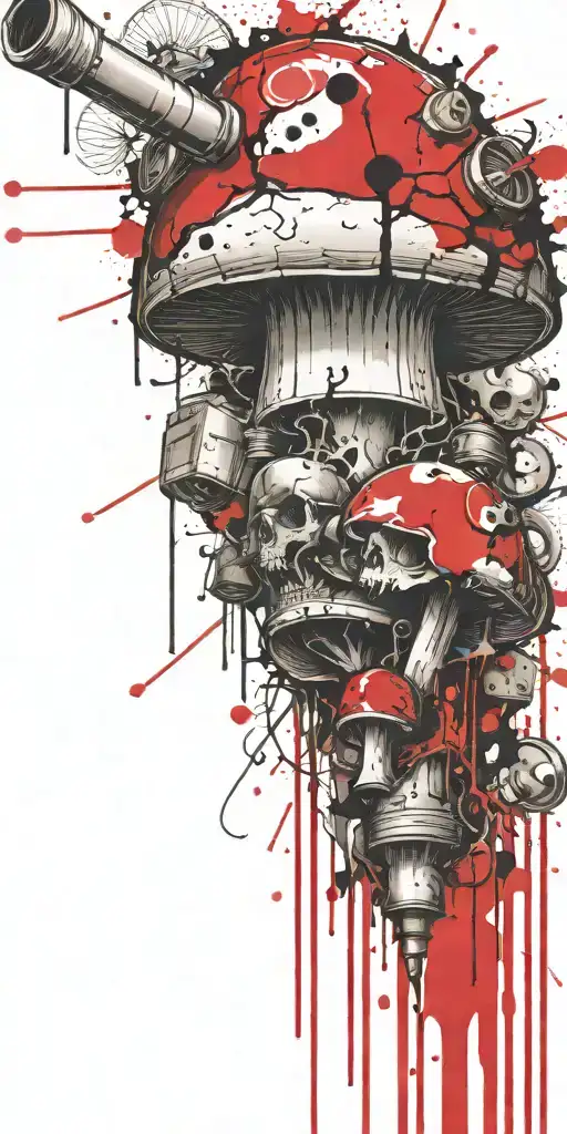 Hidden Mushroom Grenade Mixed Together