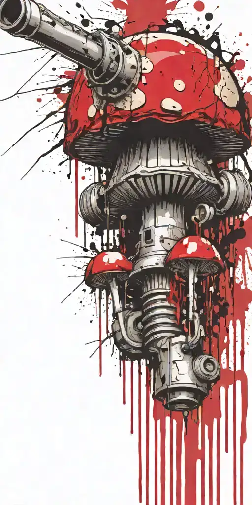 Hidden Mushroom Grenade Mixed Together