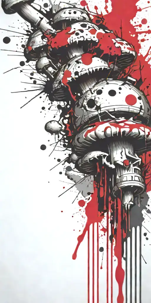 Inconspicuous Hippy Shroom Grenade Mixed Together