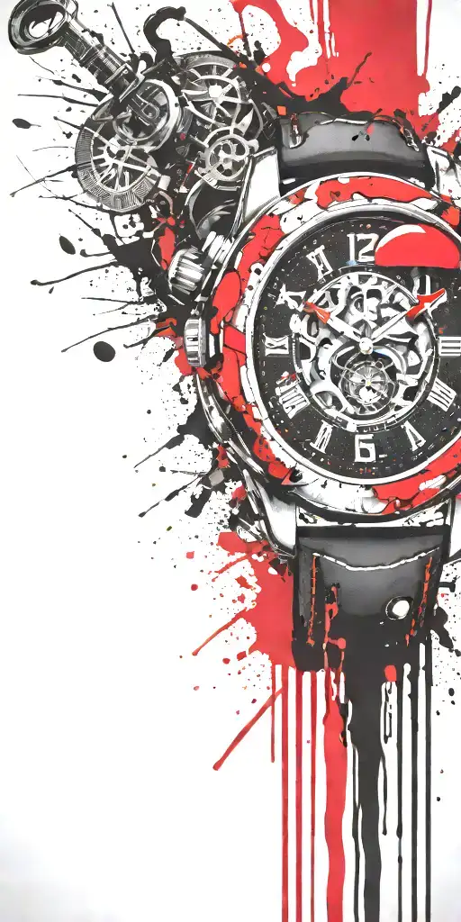 Inconspicuous Hippy Shroom Grenade Wrist Watch