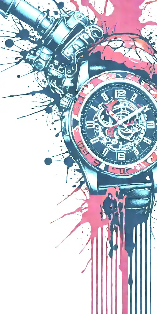 Procrastinating Terrorist Shroom Grenade Wrist Watch